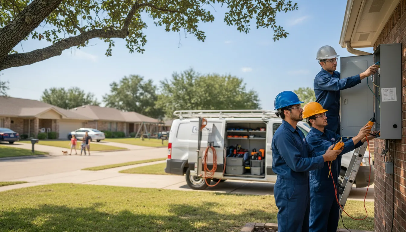 Certified electrician providing emergency electrical services in Worthville, PA